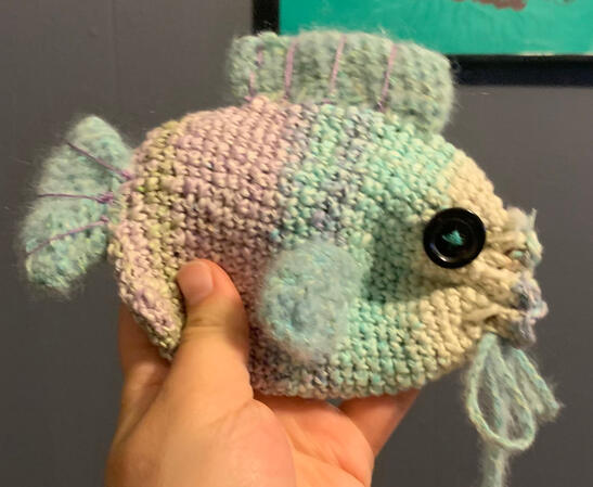 crochet fish
